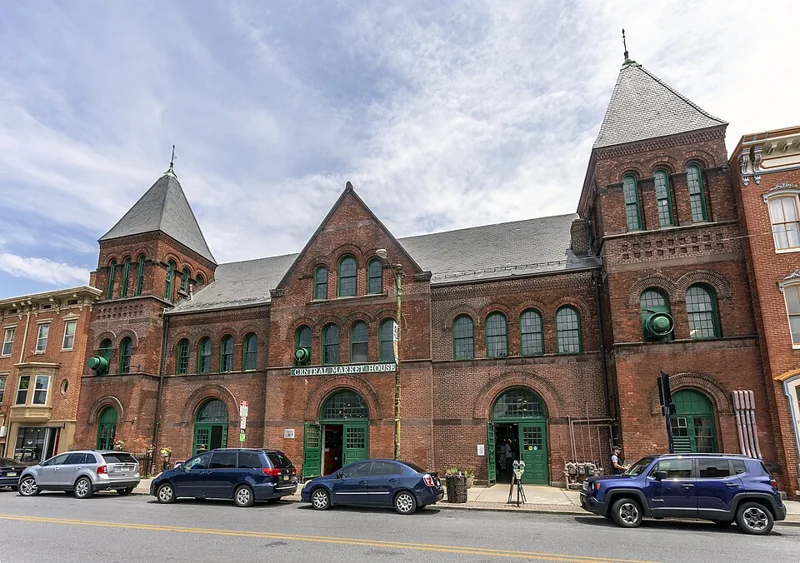 Historic Central Market House in York, Pennsylvania